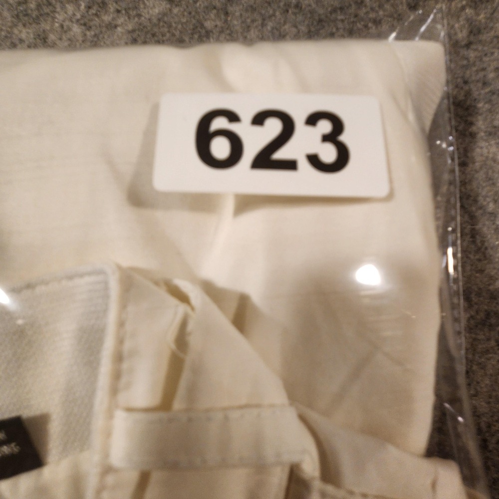Vintage Members Only Jacket Mens 44 White Ivory Racer Bomber Epaulets Zip‎ 80s - Picture 10 of 10